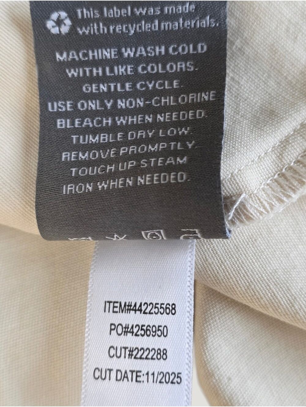 Torrid Birch Peplum Twill Jacket 2X Cream Stretch Utility NWT - Picture 12 of 12